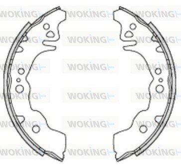 Колодки ручного (стоячого) гальма woking Z423000 на Ниссан Ноут е12