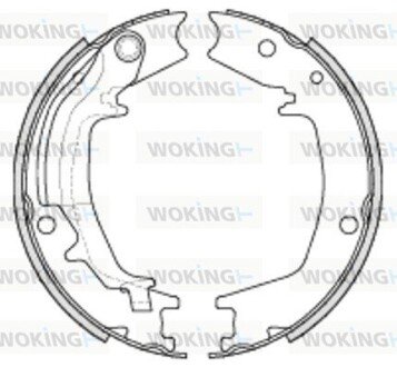 Колодки тормозные woking Z4235.00 на Киа Карнивал