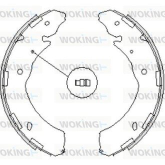 Колодки тормозные woking Z4236.00 на Митсубиси L200