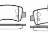 Задні тормозні (гальмівні) колодки woking P15393.01