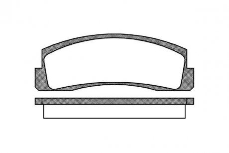 Передние тормозные колодки woking P0033.00