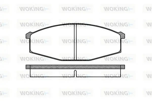 Передние тормозные колодки WOKING P0293.00