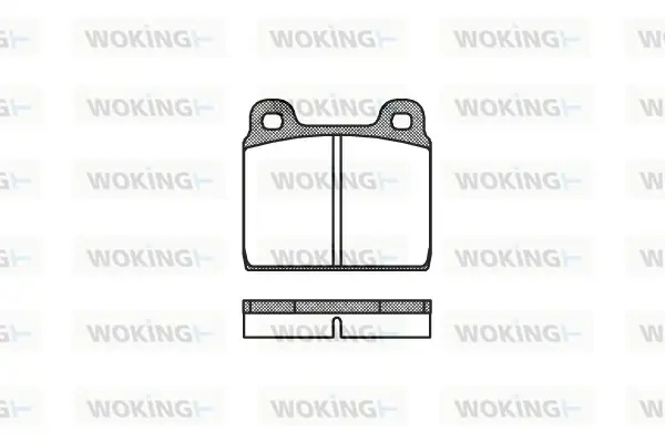 Передние тормозные колодки WOKING P1023.00