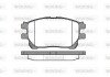 Передні тормозні (гальмівні) колодки woking P10433.00