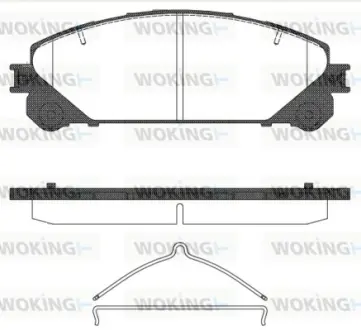 Передние тормозные колодки WOKING P1212300 Лексус Nx 200