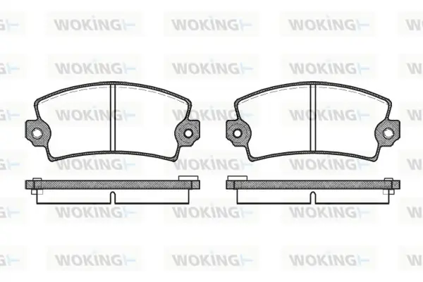 Передние тормозные колодки WOKING P1213.06