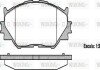 Передні тормозні (гальмівні) колодки woking P13013.00