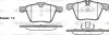 Передние тормозные колодки WOKING P13173.00