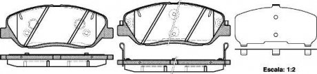 Передние тормозные колодки woking P13263.02