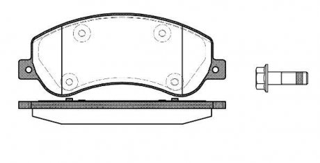 Передние тормозные колодки woking P13503.00