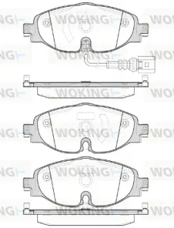 Передні тормозні (гальмівні) колодки WOKING P1415301