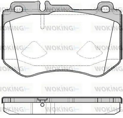 Передние тормозные колодки WOKING P14913.00