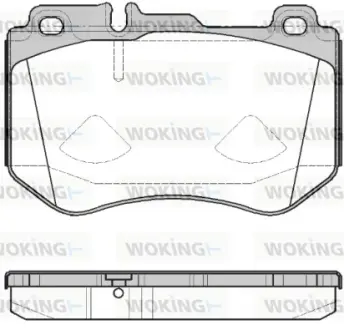 Передні тормозні (гальмівні) колодки WOKING P14913.00