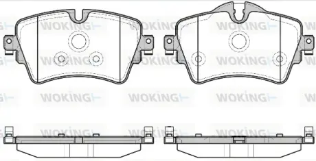 Передние тормозные колодки WOKING P1499308 MINI MINI