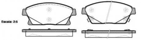 Передние тормозные колодки woking P15313.02