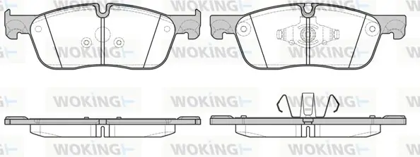 Передние тормозные колодки WOKING P1733300