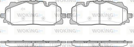 Передние тормозные колодки woking P17673.00 на Ауди A5 F5