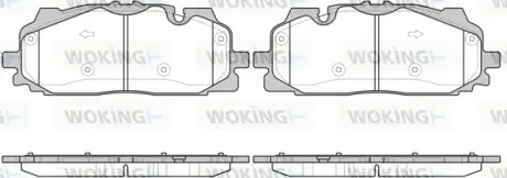 Передние тормозные колодки WOKING P1767300 Ауди Q5