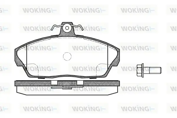 Передние тормозные колодки WOKING P2373.10