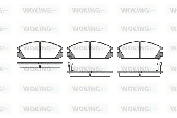 Передние тормозные колодки WOKING P3283.02