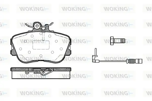 Передние тормозные колодки WOKING P5453.02