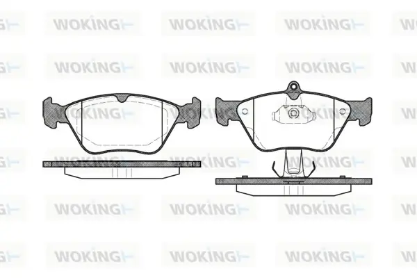 Передние тормозные колодки WOKING P5683.00