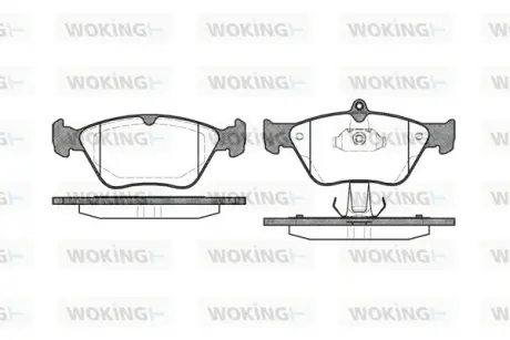 Передні тормозні (гальмівні) колодки WOKING P5683.00