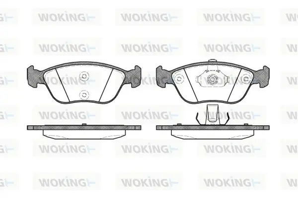 Передние тормозные колодки WOKING P6223.00