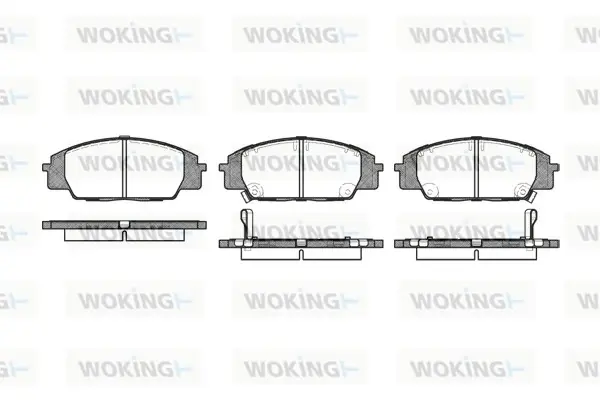Передние тормозные колодки WOKING P635302