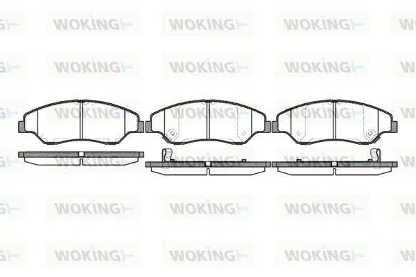 Передние тормозные колодки WOKING P639302