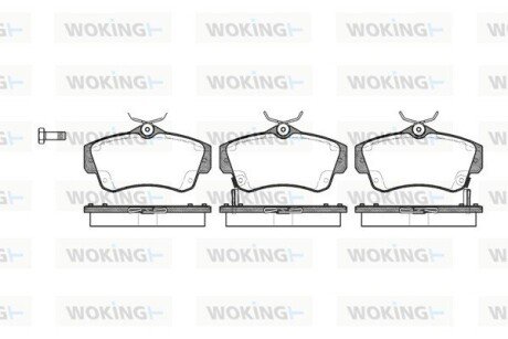 Передние тормозные колодки woking P6533.02 на Крайслер Пт крузер