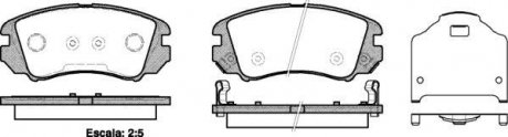 Передние тормозные колодки woking P8533.22