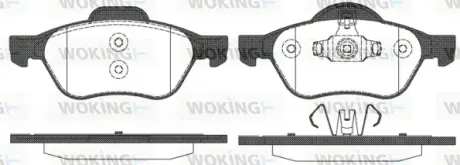 Передние тормозные колодки WOKING P862310 Рено Megane