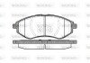 Передние тормозные колодки woking P8863.00