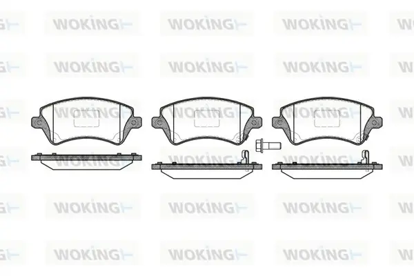Передні тормозні (гальмівні) колодки WOKING P9223.12 (фото 1)