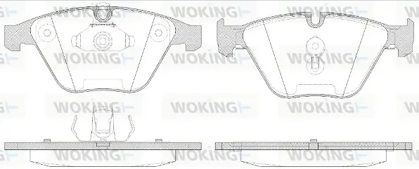 Передние тормозные колодки WOKING P957350