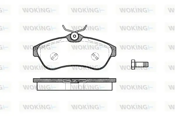 Передние тормозные колодки WOKING P9803.00