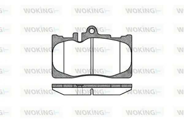 Передні тормозні (гальмівні) колодки WOKING P9903.00 (фото 1)