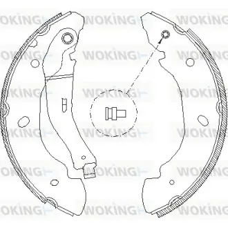 Тормозные колодки WOKING Z4107.00