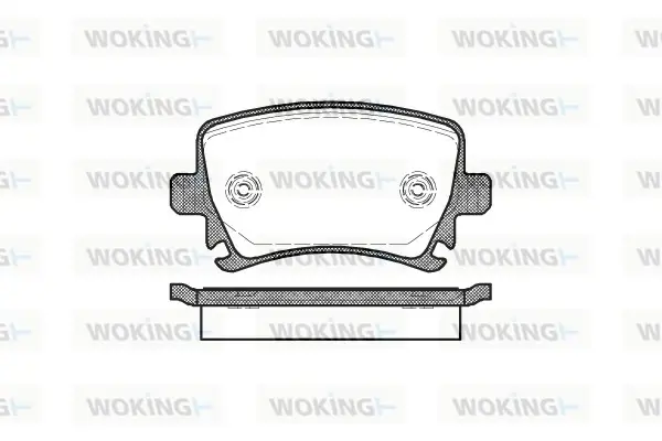 Задні тормозні (гальмівні) колодки WOKING P11313.00 (фото 1)