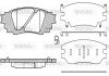 Задні тормозні (гальмівні) колодки woking P17363.10