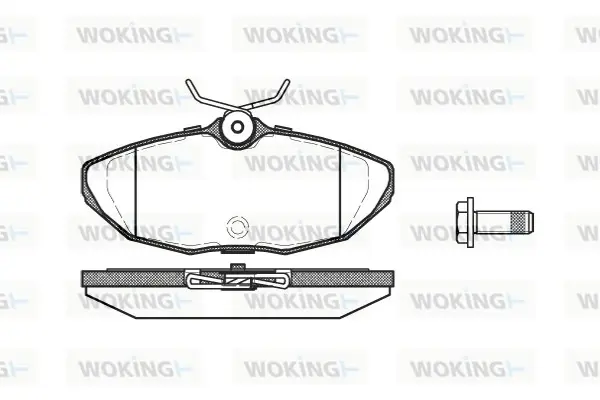 Задние тормозные колодки WOKING P6323.00