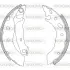 Задние тормозные колодки WOKING Z4507.01