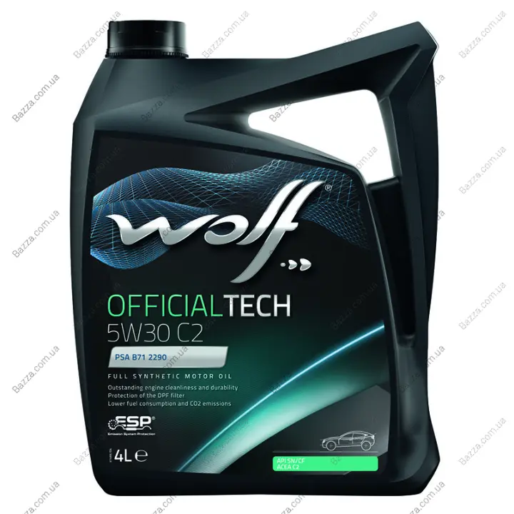 Масло моторное Wolf Officialtech C2 5W-30 (4 л) WOLF 8309014
