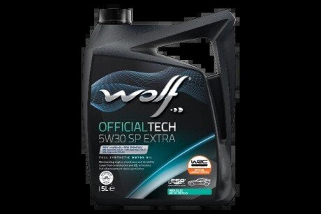 OFFICIALTECH 5W30 C3 SP EXTRA 5Lx4 (NEW) wolf 1049360