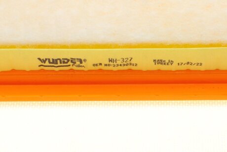 Фільтр повітряний wunder WH327