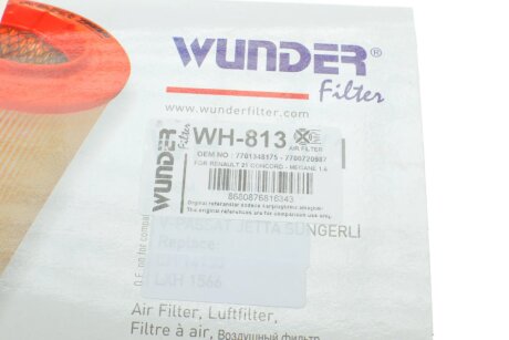 Фільтр повітряний wunder WH813