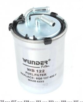 Паливний (топливный) фільтр wunder WB-122