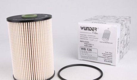 Паливний (топливный) фільтр wunder WB-126