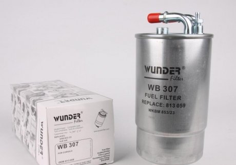 Паливний (топливный) фільтр wunder WB-307